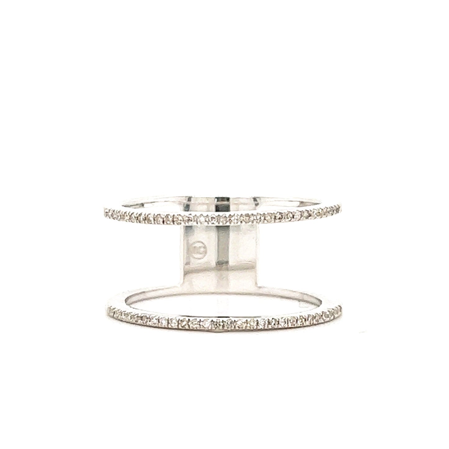 Seeing Double Pavé Ring