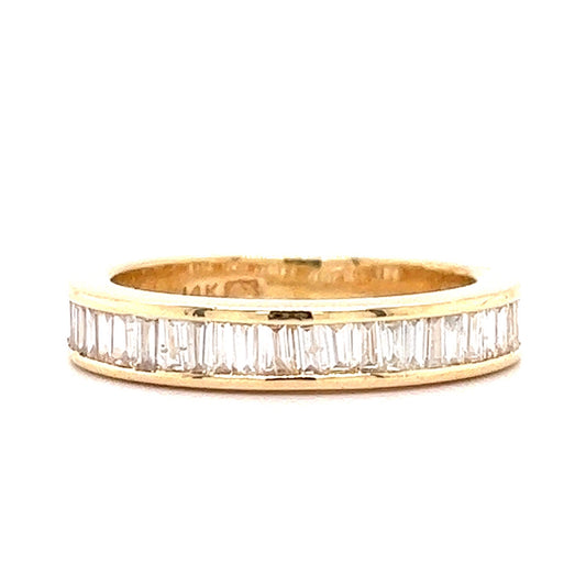 Baguette Almost Eternity Band