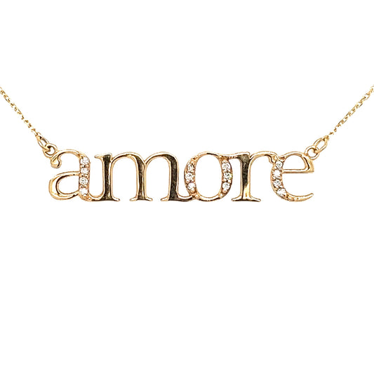 Diamond Amore Necklace