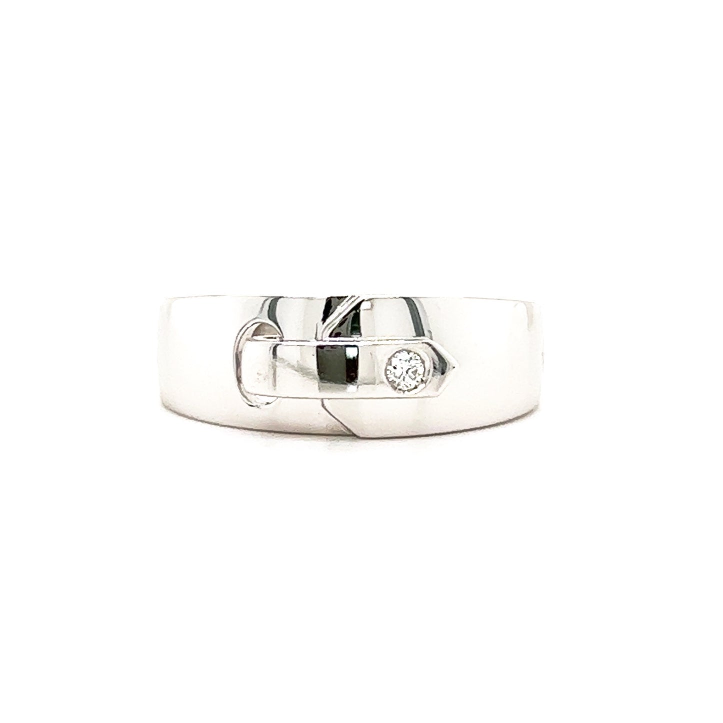 Diamond Buckle Ring